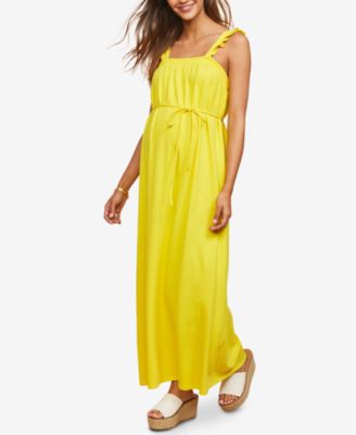 Ivory Maternity Maxi Dress